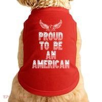 Patriotic Eagle Proud To Be An American Doggie Tank thumb 0