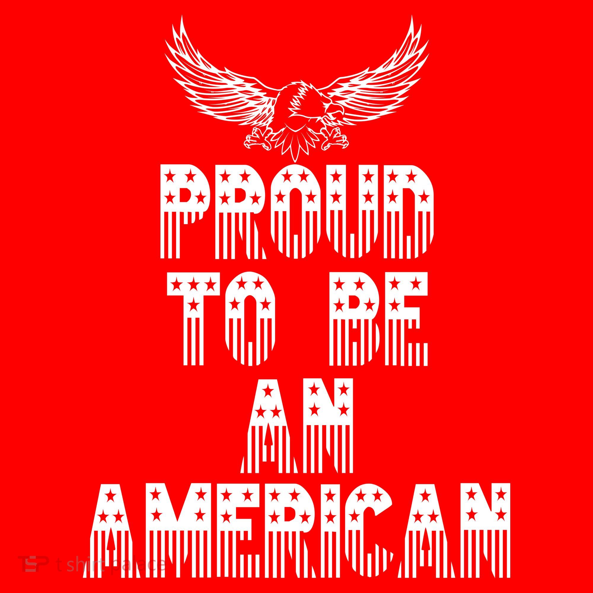 Patriotic Eagle Proud To Be An American Doggie Tank