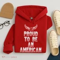 Patriotic Eagle Proud To Be An American Hoodie thumb 4