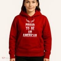 Patriotic Eagle Proud To Be An American Hoodie thumb 5