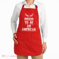 Patriotic Eagle Proud To Be An American Apron thumb 2