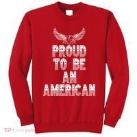 Patriotic Eagle Proud To Be An American Sweatshirt thumb 0