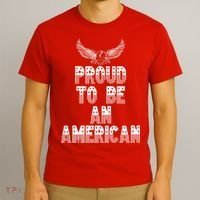 Patriotic Eagle Proud To Be An American T-Shirt thumb 3