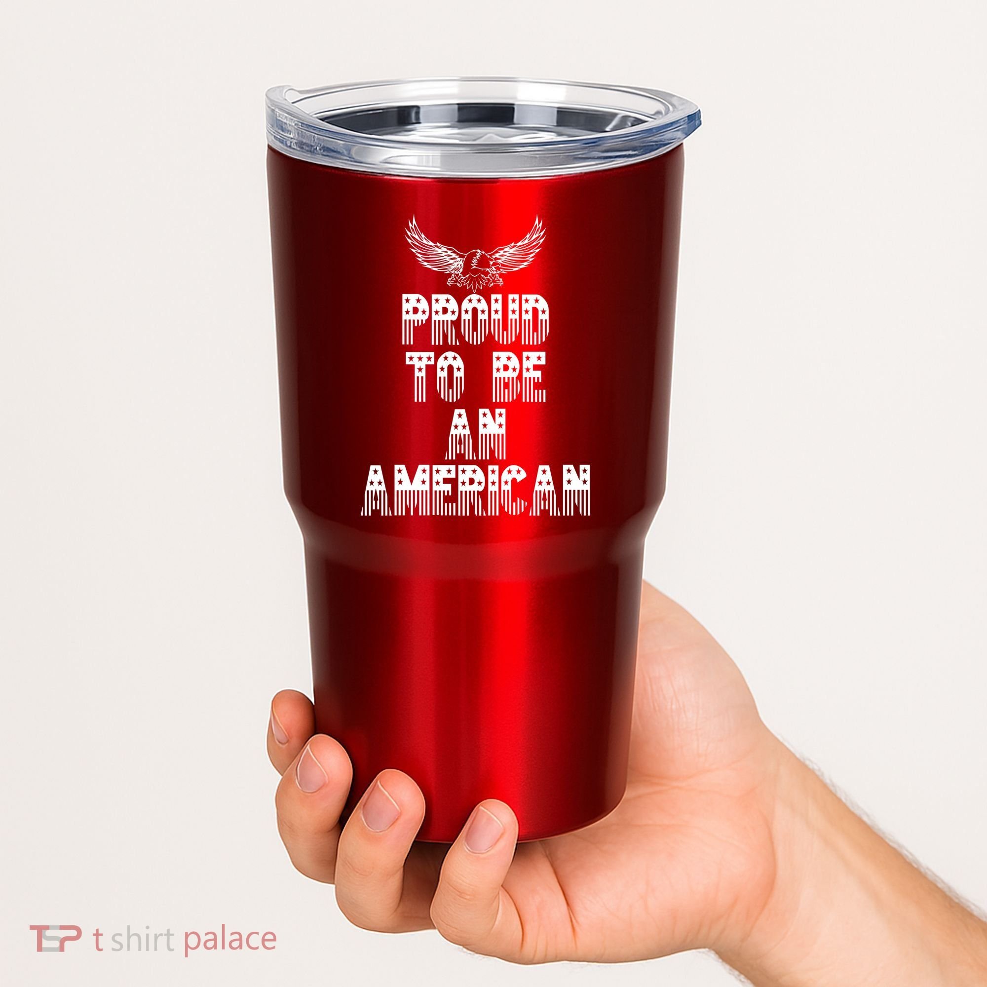 Patriotic Eagle Proud To Be An American Tumbler