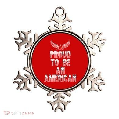 Patriotic Eagle Proud To Be An American Ornament