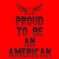 Patriotic Eagle Proud To Be An American Santa Hat thumb 1