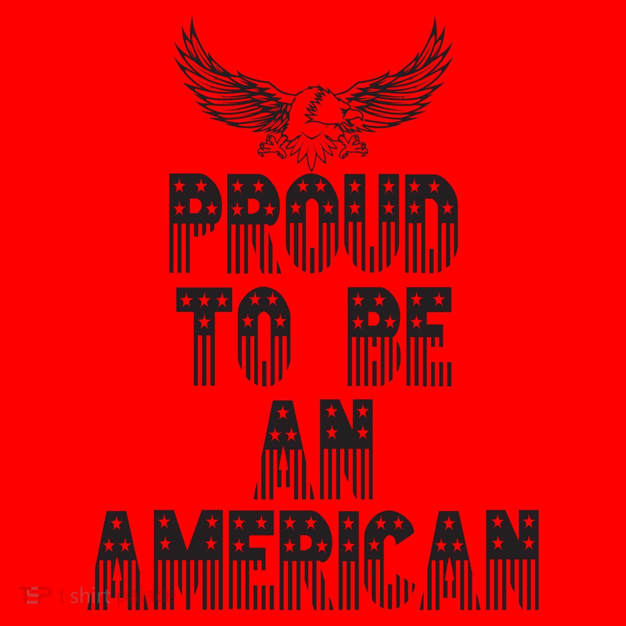 Patriotic Eagle Proud To Be An American Santa Hat