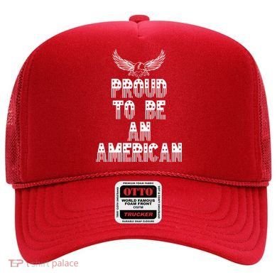 Patriotic Eagle Proud To Be An American Hat