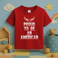 Patriotic Eagle Proud To Be An American Toddler T-Shirt thumb 3