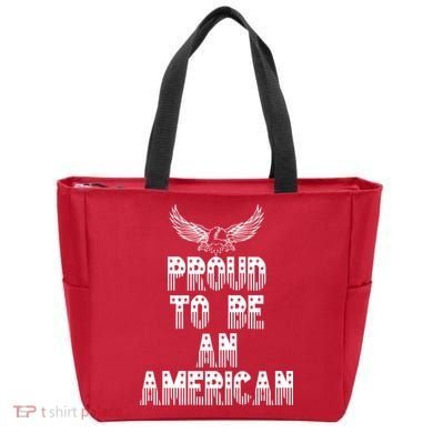 Patriotic Eagle Proud To Be An American Tote Bag