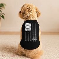 Patriotic Fishing American Flag Doggie Tank thumb 2