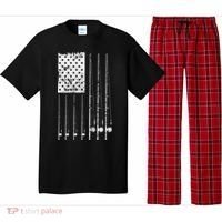 Patriotic Fishing American Flag Pajama Set thumb 0