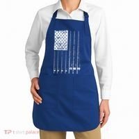 Patriotic Fishing American Flag Apron thumb 2