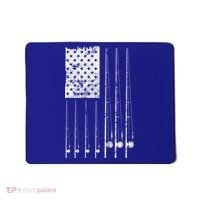 Patriotic Fishing American Flag Mousepad thumb 0