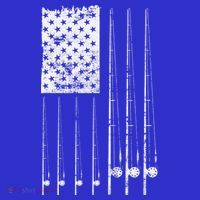 Patriotic Fishing American Flag Mousepad thumb 1