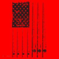 Patriotic Fishing American Flag Santa Hat thumb 1