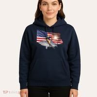 Patriotic George Washington On A Shark Hoodie thumb 5