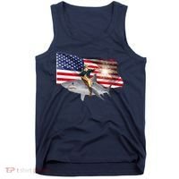 Patriotic George Washington On A Shark Tank Top thumb 0