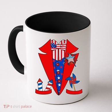 Patriotic Independence Day Tuxedo Coffee Mug