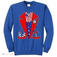 Patriotic Independence Day Tuxedo Sweatshirt thumb 0