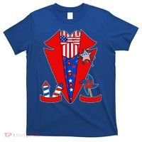 Patriotic Independence Day Tuxedo T-Shirt thumb 0