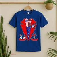 Patriotic Independence Day Tuxedo T-Shirt thumb 2