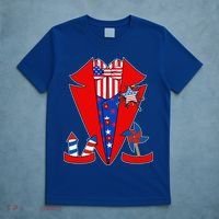 Patriotic Independence Day Tuxedo T-Shirt thumb 5