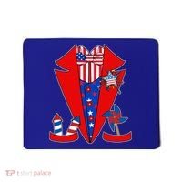 Patriotic Independence Day Tuxedo Mousepad thumb 0