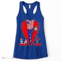 Patriotic Independence Day Tuxedo Women's Tank Top thumb 0