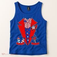 Patriotic Independence Day Tuxedo Tank Top thumb 2