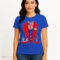 Patriotic Independence Day Tuxedo Women's T-Shirt thumb 4