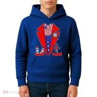 Patriotic Independence Day Tuxedo Kids Hoodie thumb 4