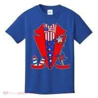 Patriotic Independence Day Tuxedo Kids T-Shirt thumb 0