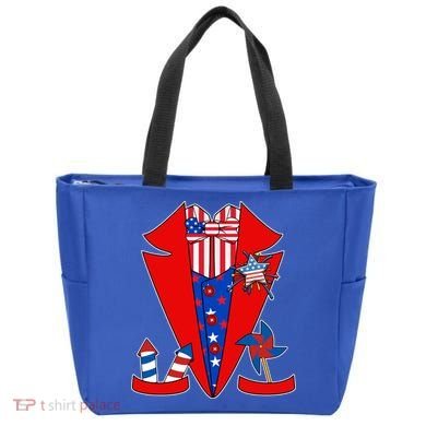 Patriotic Independence Day Tuxedo Tote Bag