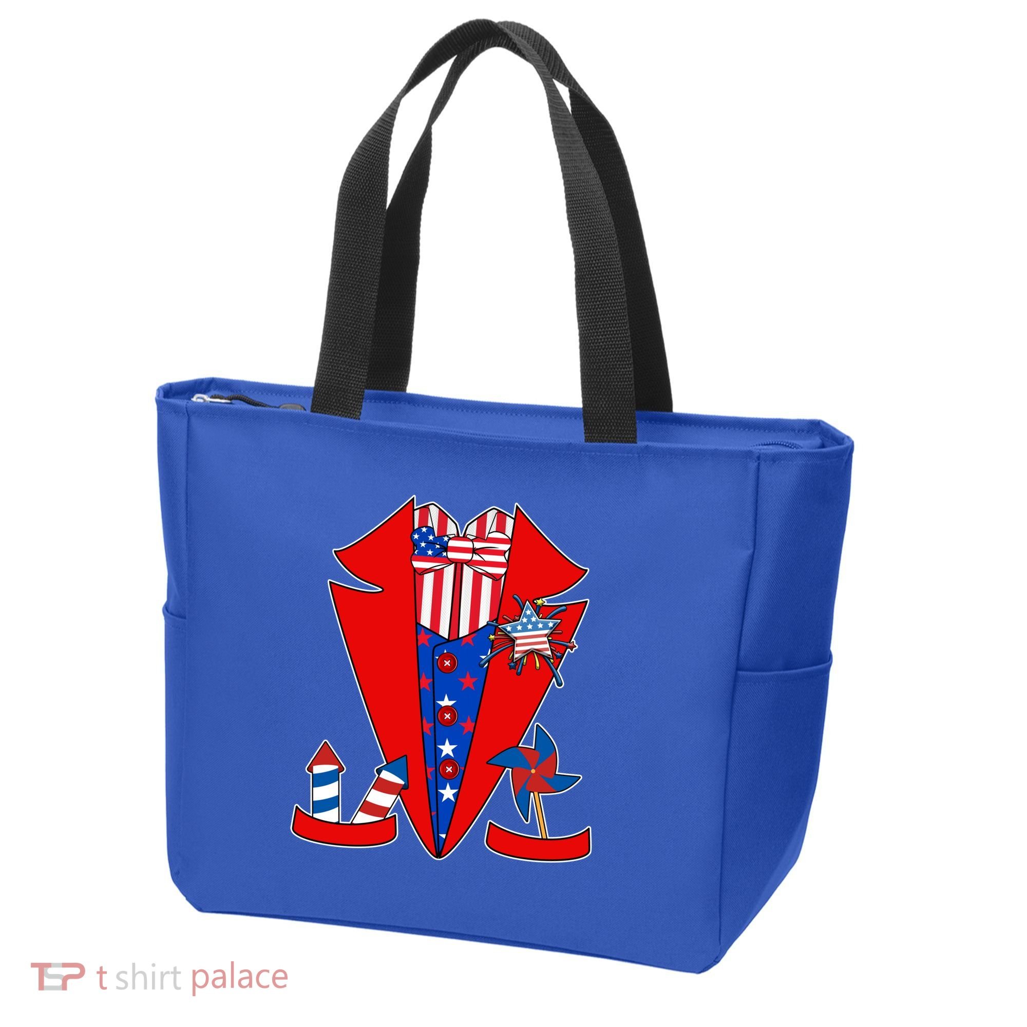 Patriotic Independence Day Tuxedo Tote Bag