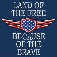 Patriotic Land Of The Free Because Of The Brave Women's Tank Top thumb 5