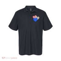 Patriotic Leopard Print Stars And Stripes Hearts Polo thumb 0