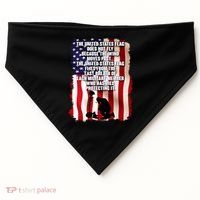 Patriotic Memorial Day United States Flag USA-Made Doggie Bandana thumb 0