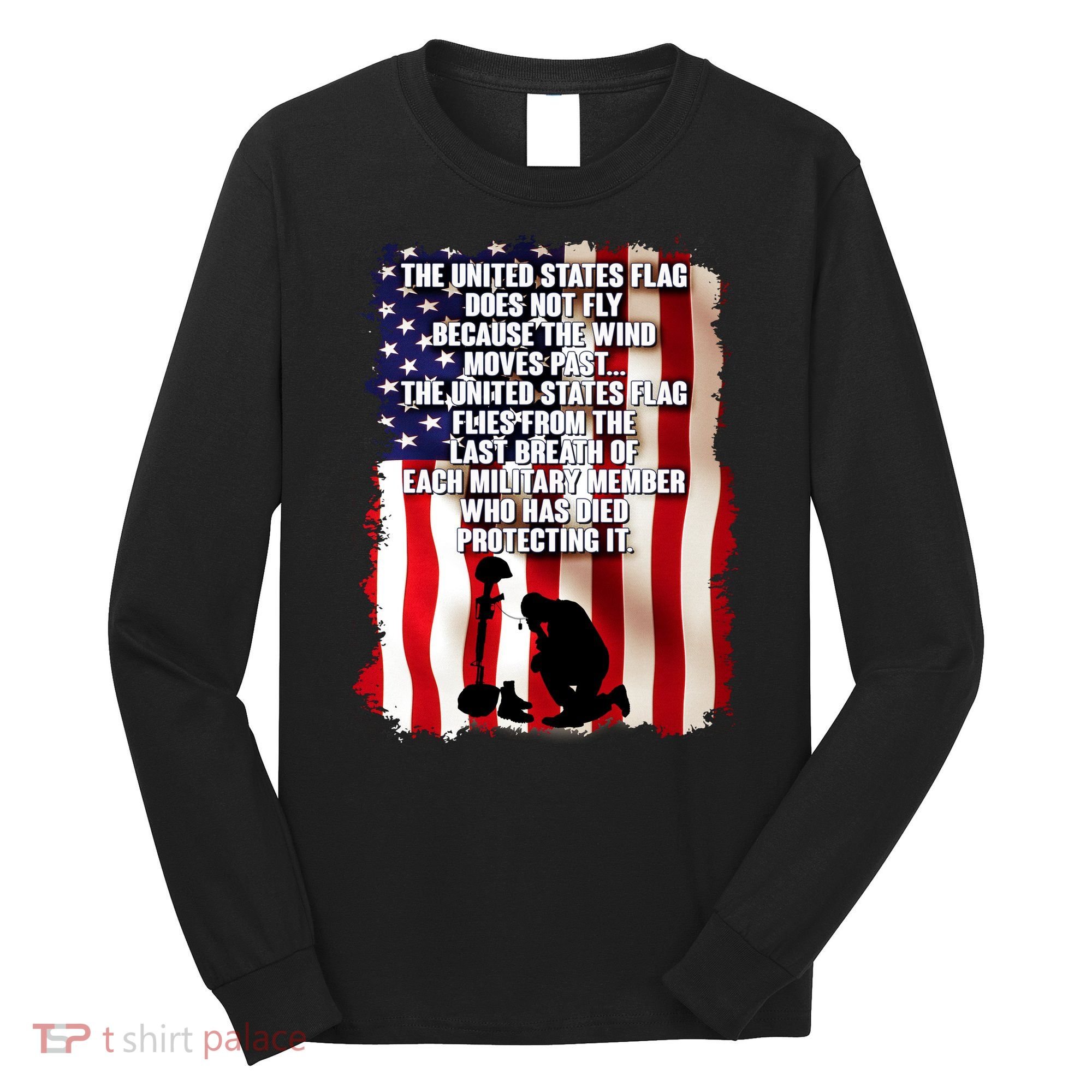 Patriotic Memorial Day United States Flag Long Sleeve Shirt