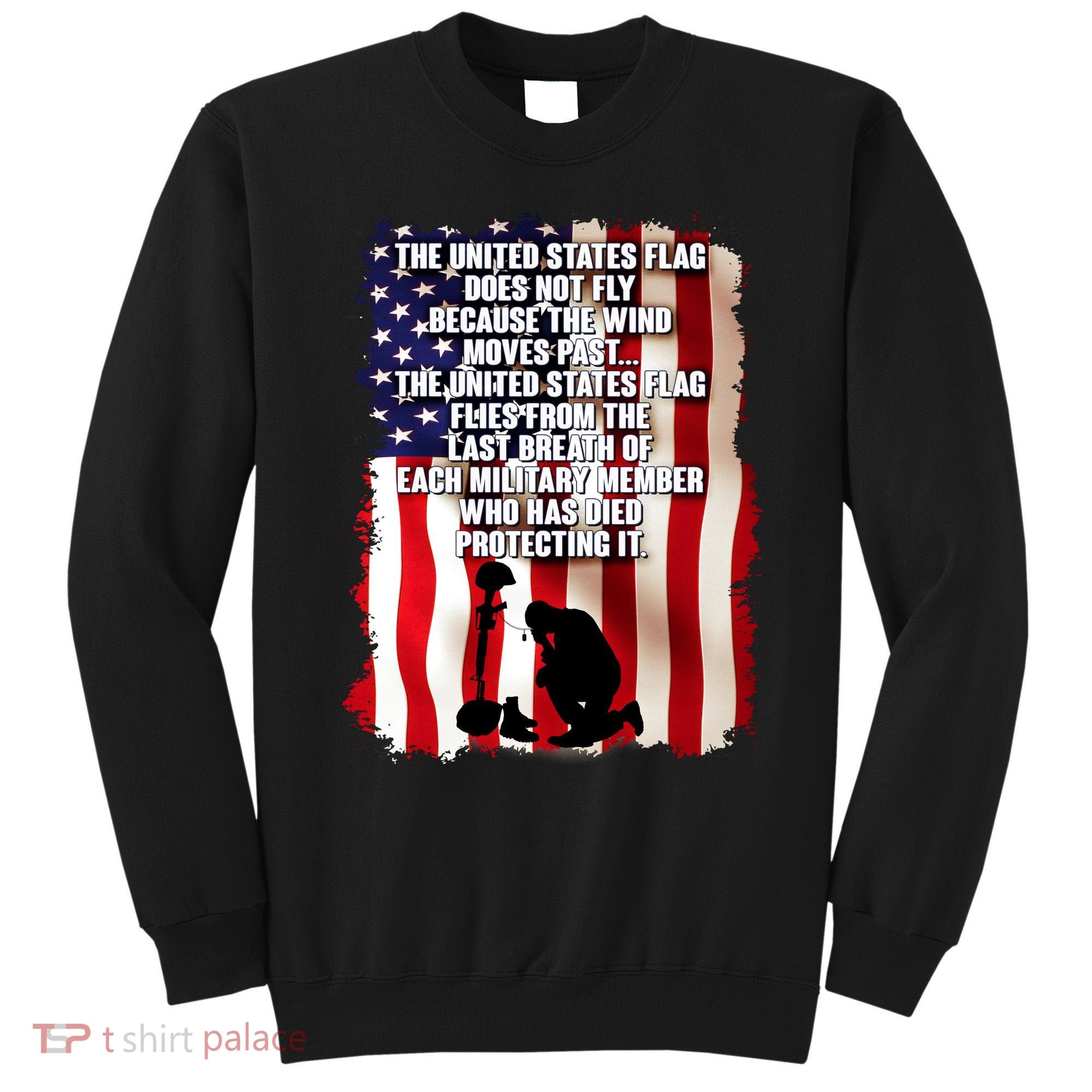 Patriotic Memorial Day United States Flag Sweatshirt