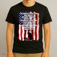 Patriotic Memorial Day United States Flag T-Shirt thumb 3
