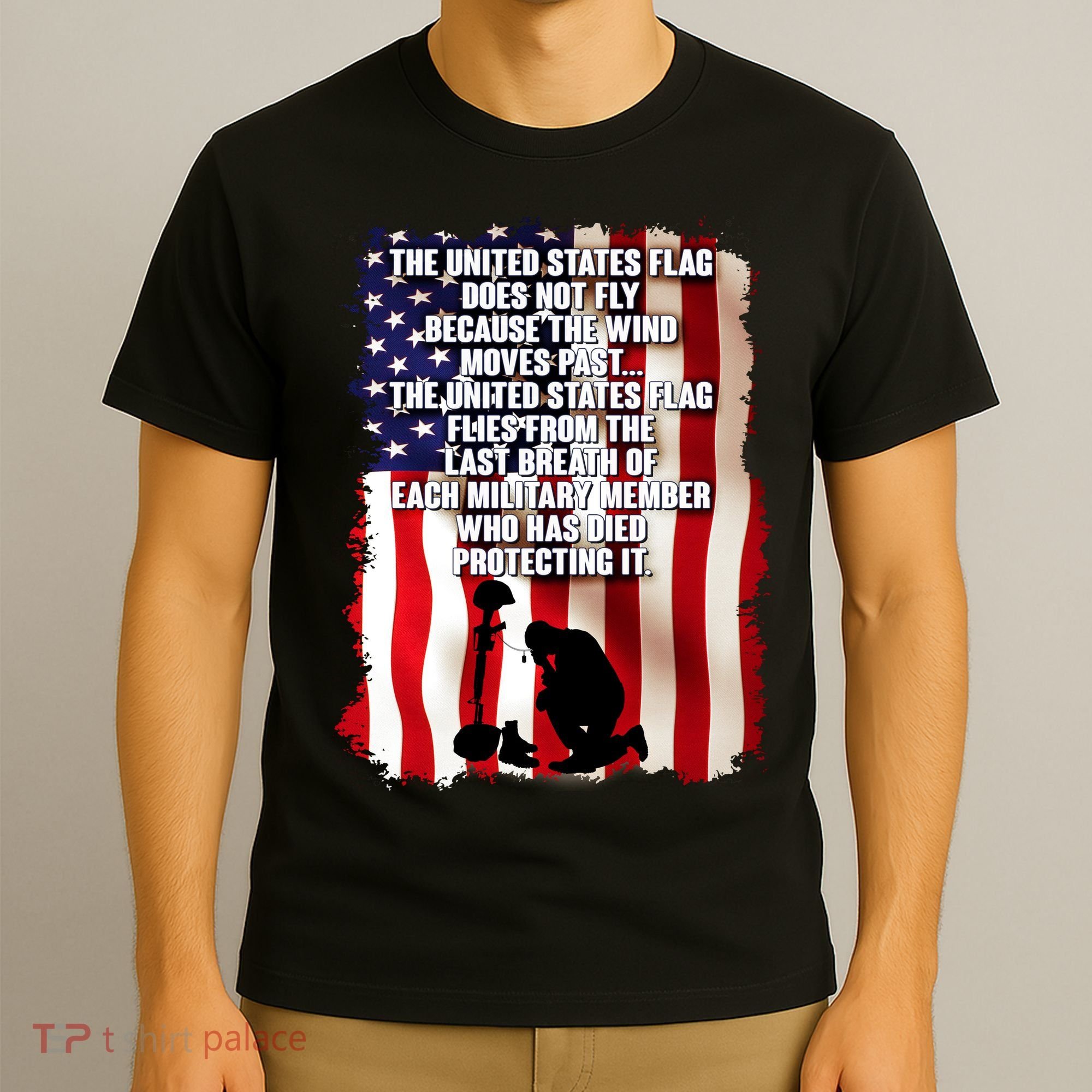 Patriotic Memorial Day United States Flag T-Shirt