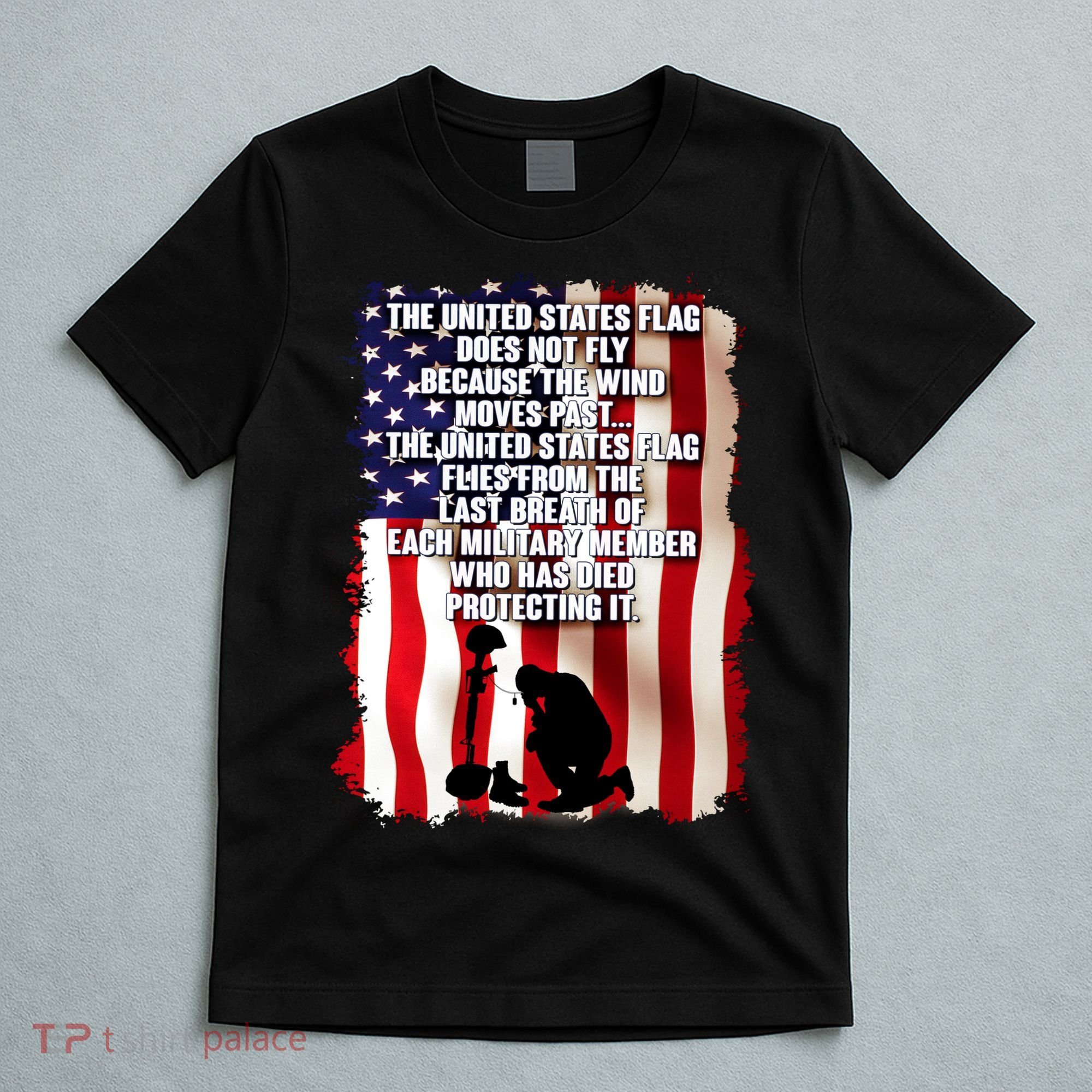 Patriotic Memorial Day United States Flag T-Shirt