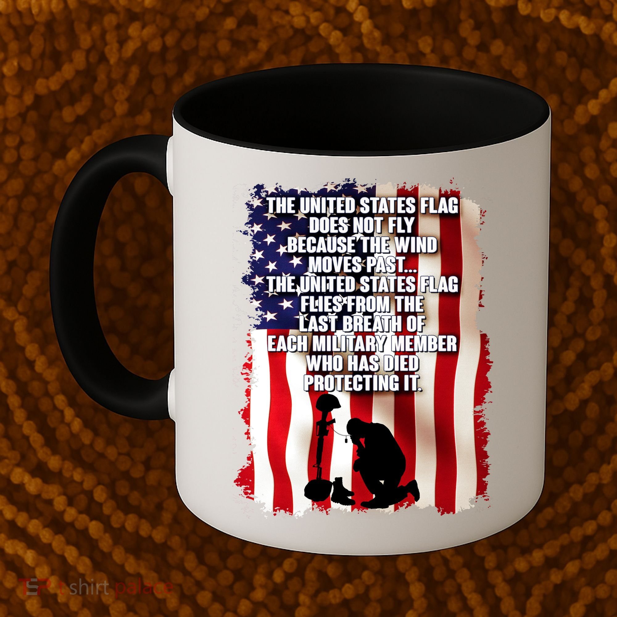 Patriotic Memorial Day United States Flag Coffee Mug