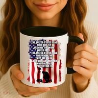 Patriotic Memorial Day United States Flag Coffee Mug thumb 3