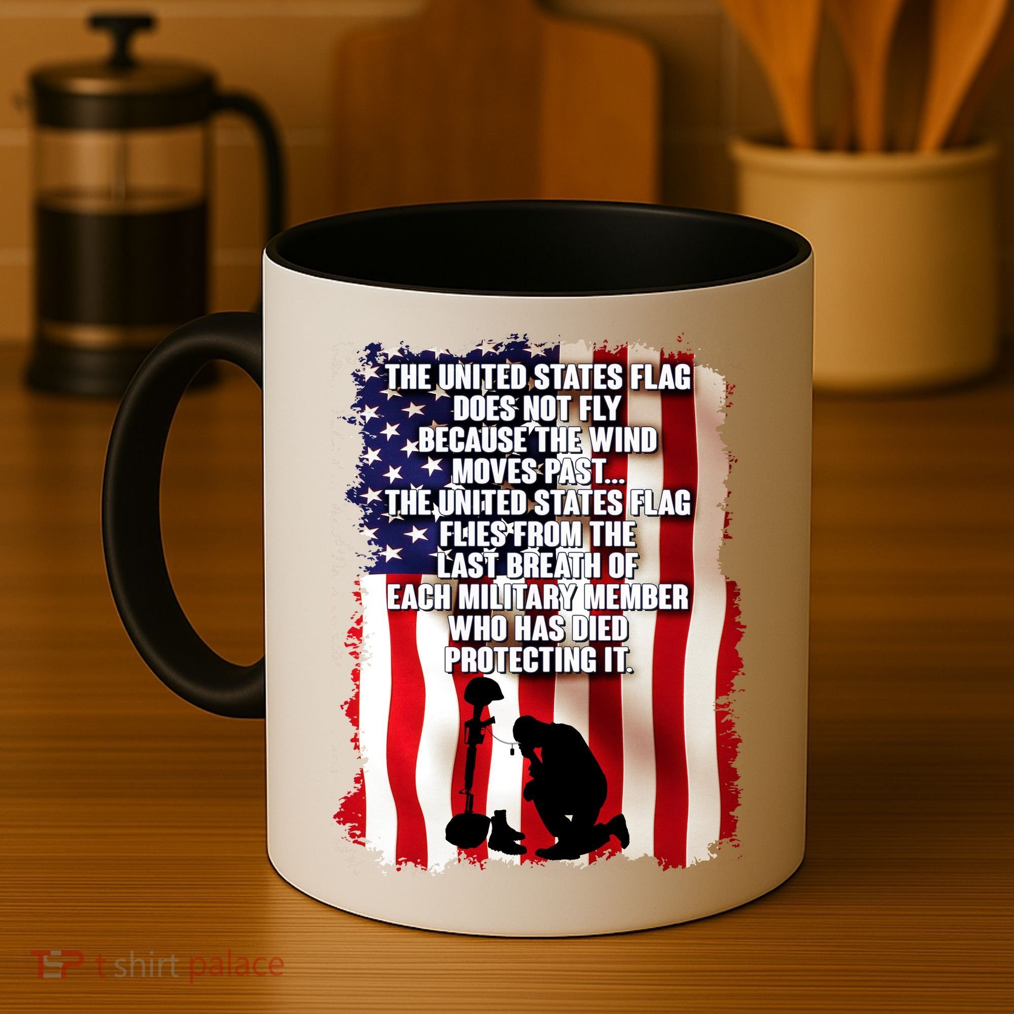 Patriotic Memorial Day United States Flag Coffee Mug