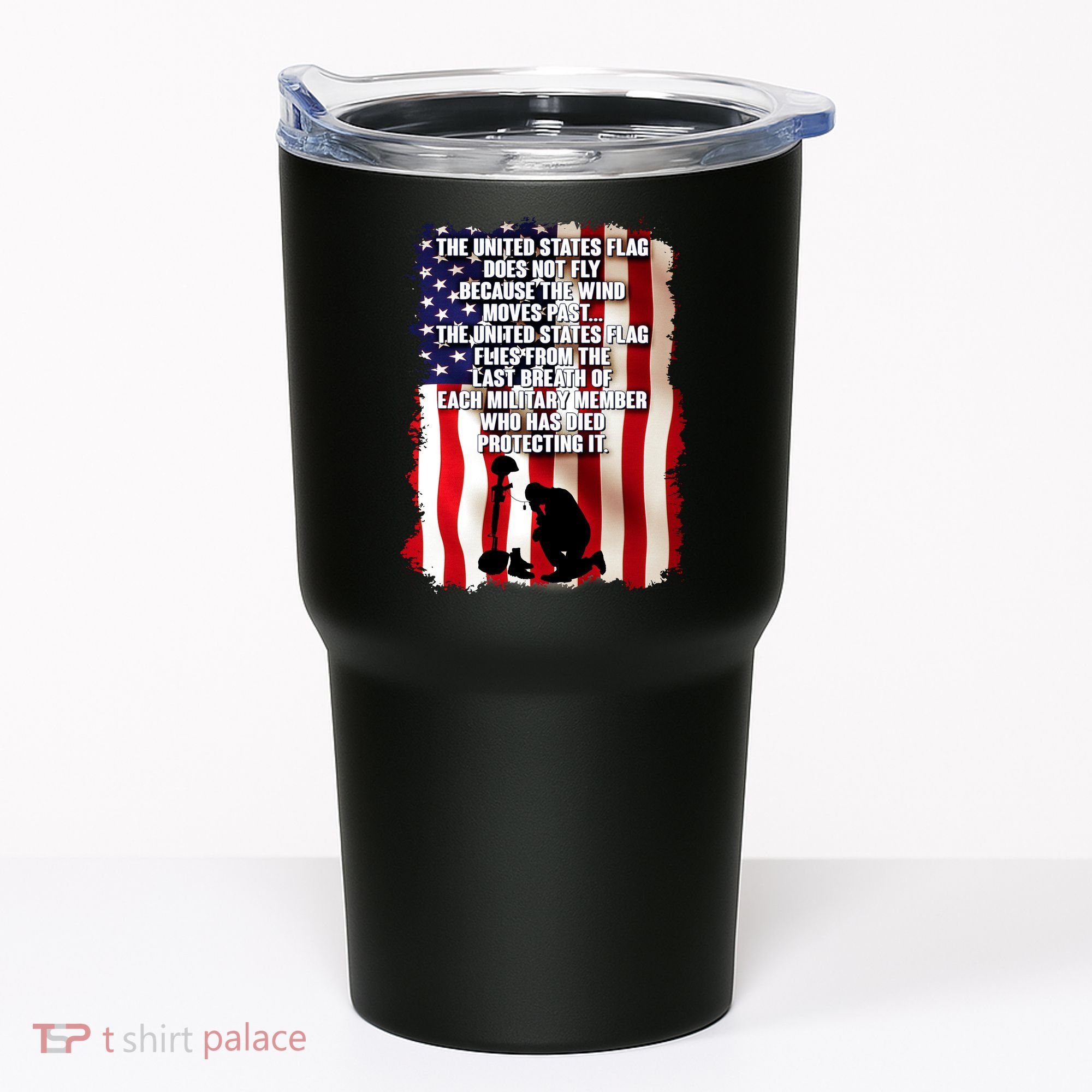 Patriotic Memorial Day United States Flag Tumbler