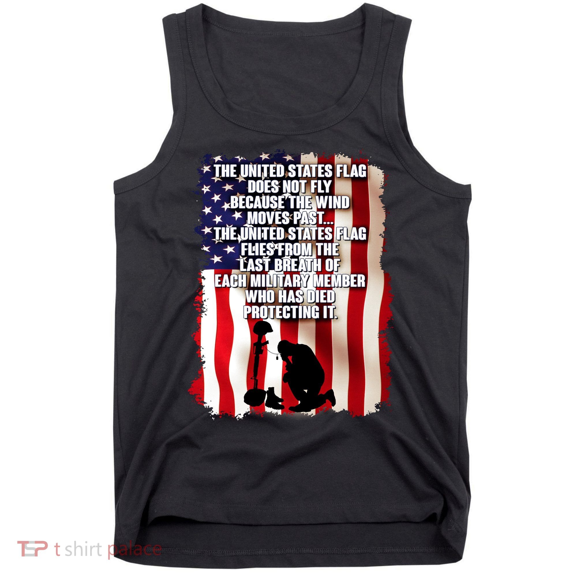 Patriotic Memorial Day United States Flag Tank Top