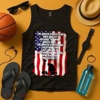 Patriotic Memorial Day United States Flag Tank Top thumb 4