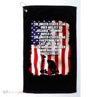 Patriotic Memorial Day United States Flag Golf Towel thumb 0